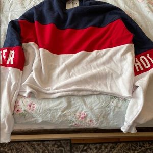 color block long sleeve shirt